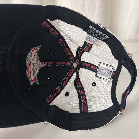 PBR Professional Bull Riders Mesh Snap Back Hat O/S - Picture 7 of 14